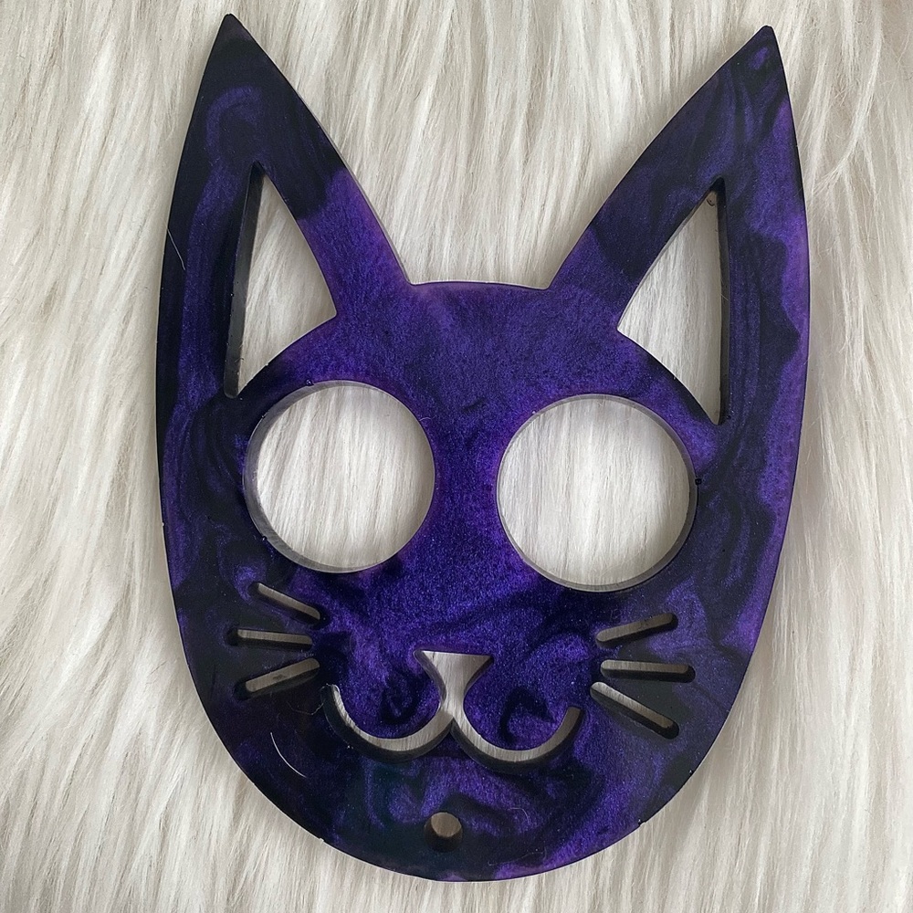 Self Defense Cat Keychain